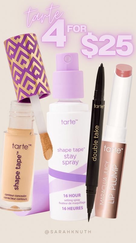 Customize your @tartecosmetic kit with all your essential minis for your summer travels! #tartepartner

Shape tape - shade light neutral

Powder blush - shade natural beauty

Maracuja Plumping juicy lip - cherry blossom

#LTKFindsUnder50 #LTKBeauty #LTKSaleAlert