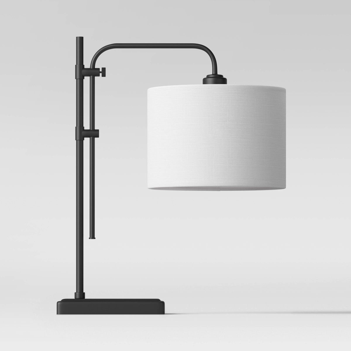 Knox Adjustable Shaded Table Lamp Black - Threshold™ | Target