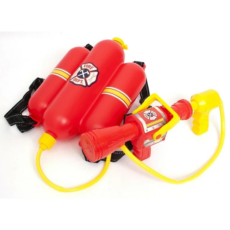 Play Day – Firefighter Backpack Water Blaster – Firehose Water Blaster – Firefighting Role ... | Walmart (US)
