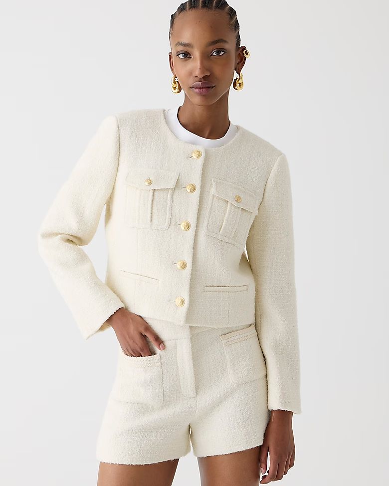 Maritime tweed lady jacket | J.Crew US