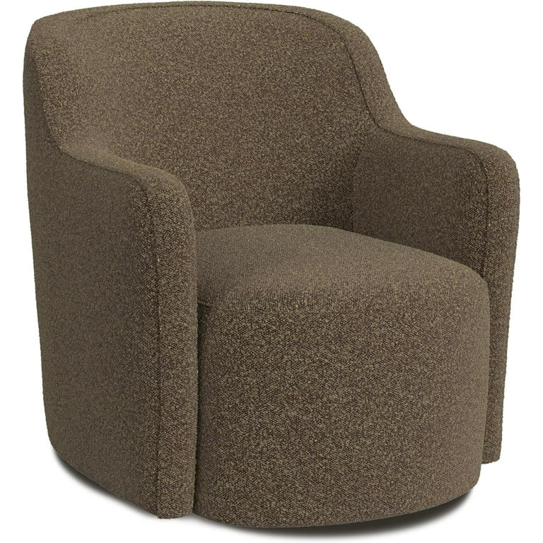 Upholstered 360° Barrel Back Swivel Chair | Accent Chairs for Living Room & Bedroom | Decorative... | Walmart (US)