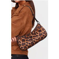 Leopard Print Slim Shoulder Bag | PrettyLittleThing US
