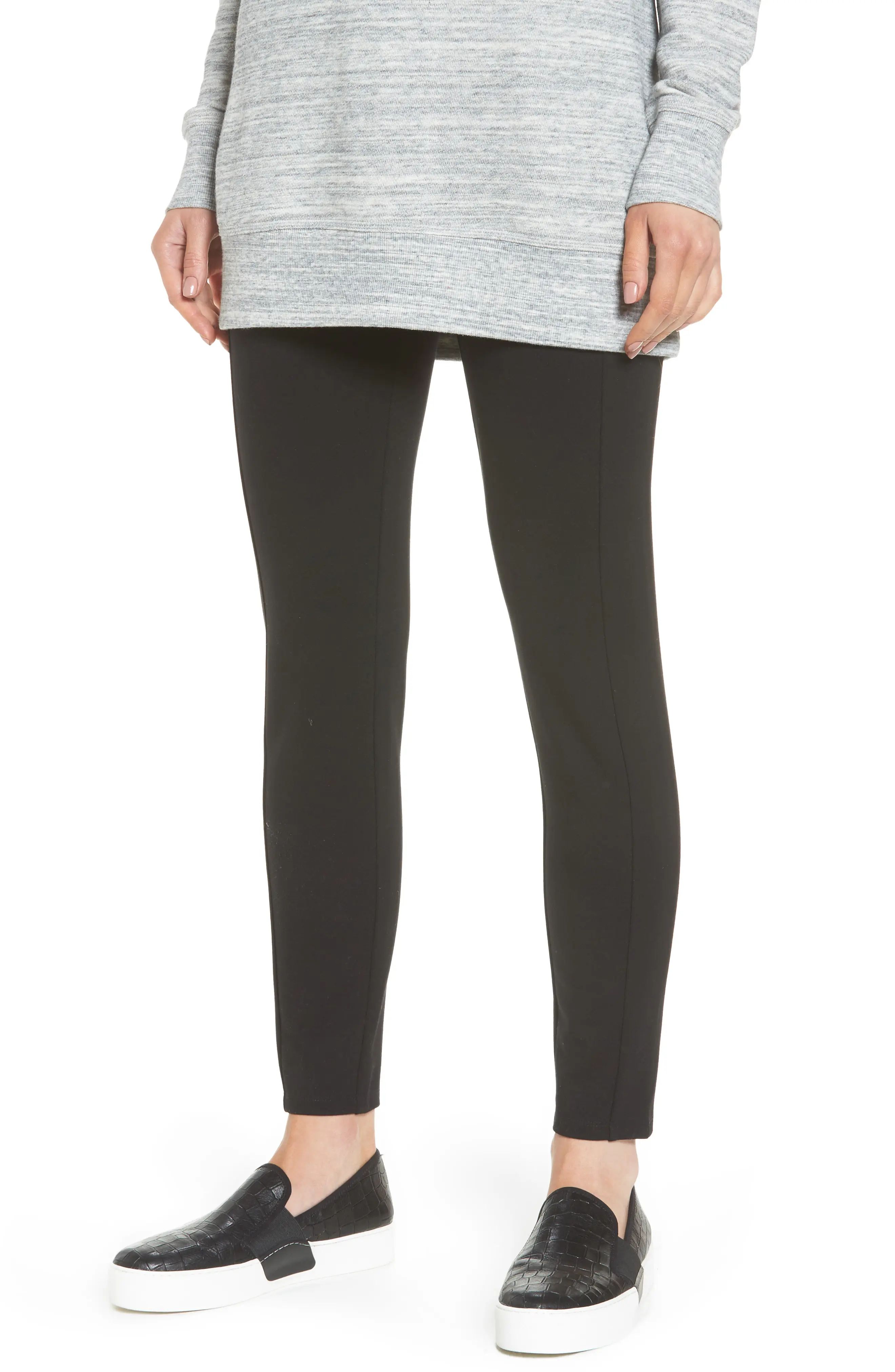 Halogen® Skinny Ponte Knit Pants (Regular & Petite) | Nordstrom