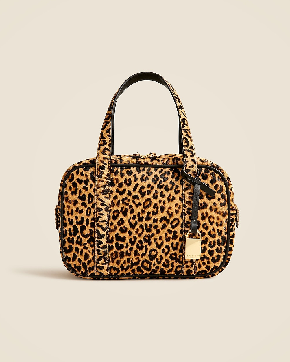 Bowler bag in leopard calf hair | J. Crew US