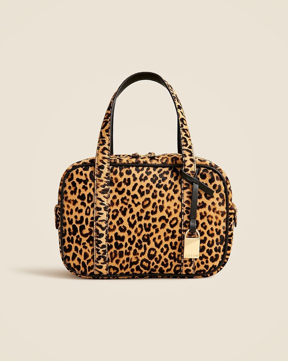 Top-handle bag in leopard calf hair | J. Crew US