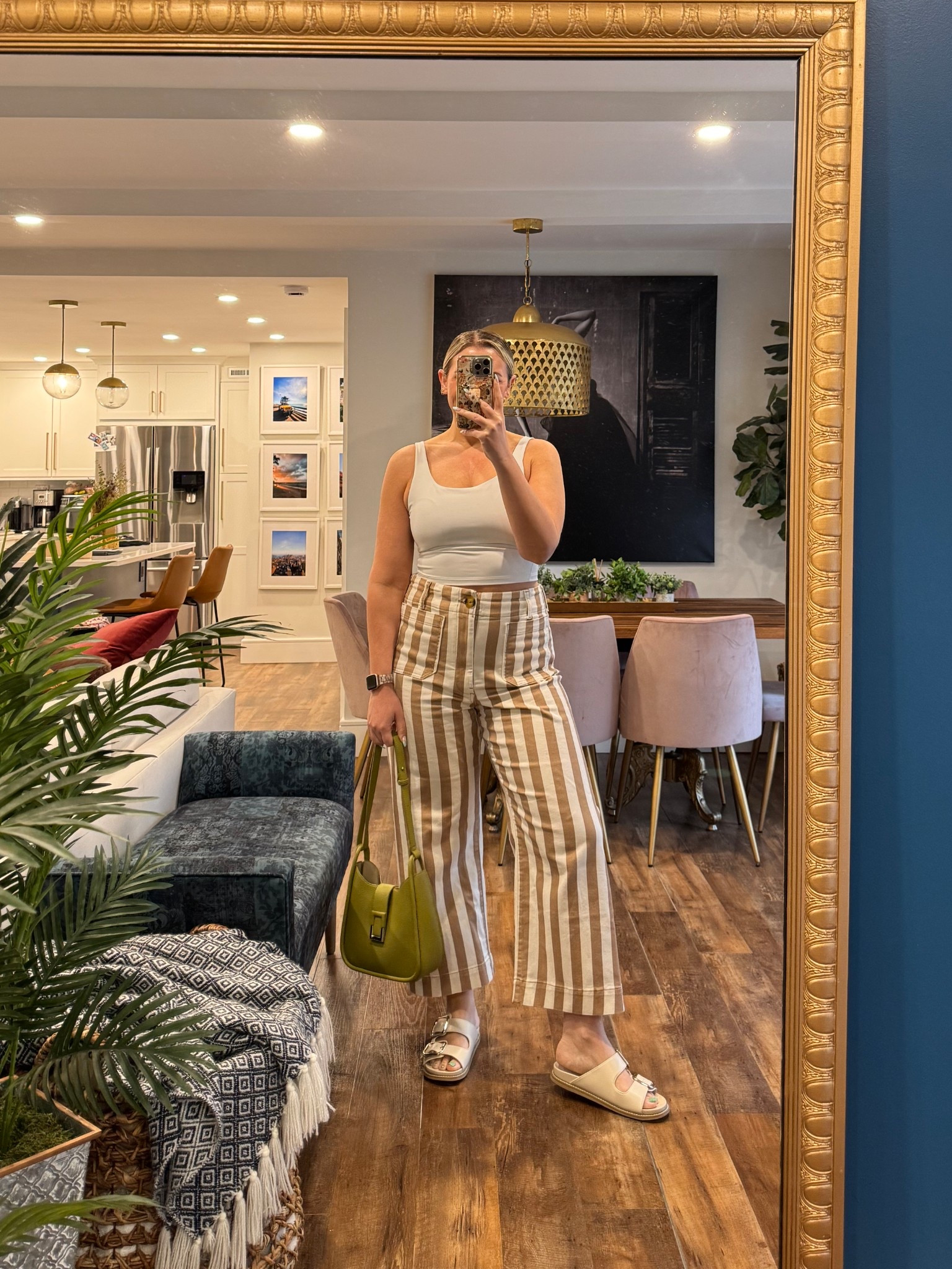 Anthropologie Colette jeans, true to size. Old navy workout bra top wearing a large. 

#LTKStyleTip #LTKSeasonal #LTKMidsize