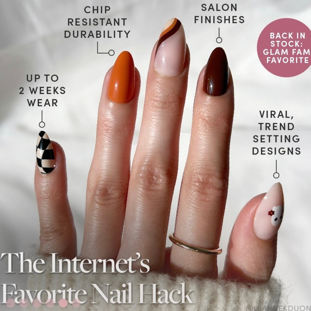 Halloween / Fall Press On Nails for Fall 2025 🍁 | Glamnetic 

#LTKNYFW #LTKBeauty #LTKSaleAlert