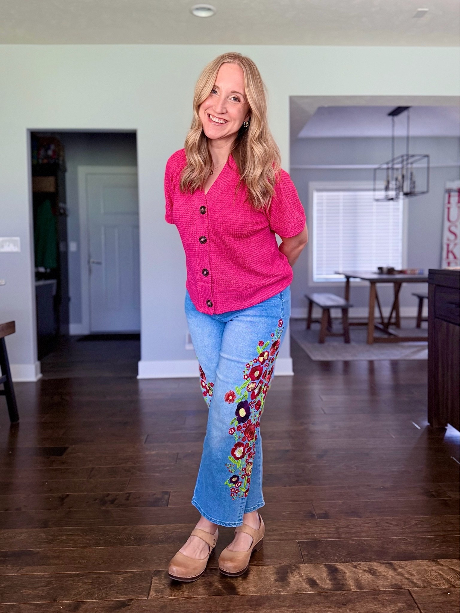On Wednesdays we wear pink 🩷
These new jeans were my first thought to pair with a pink top and I love all the color! The jeans are the perfect length for me and have great stretch - I’m wearing size medium!

#LTKootd #LTKOver40 #LTKMidsize