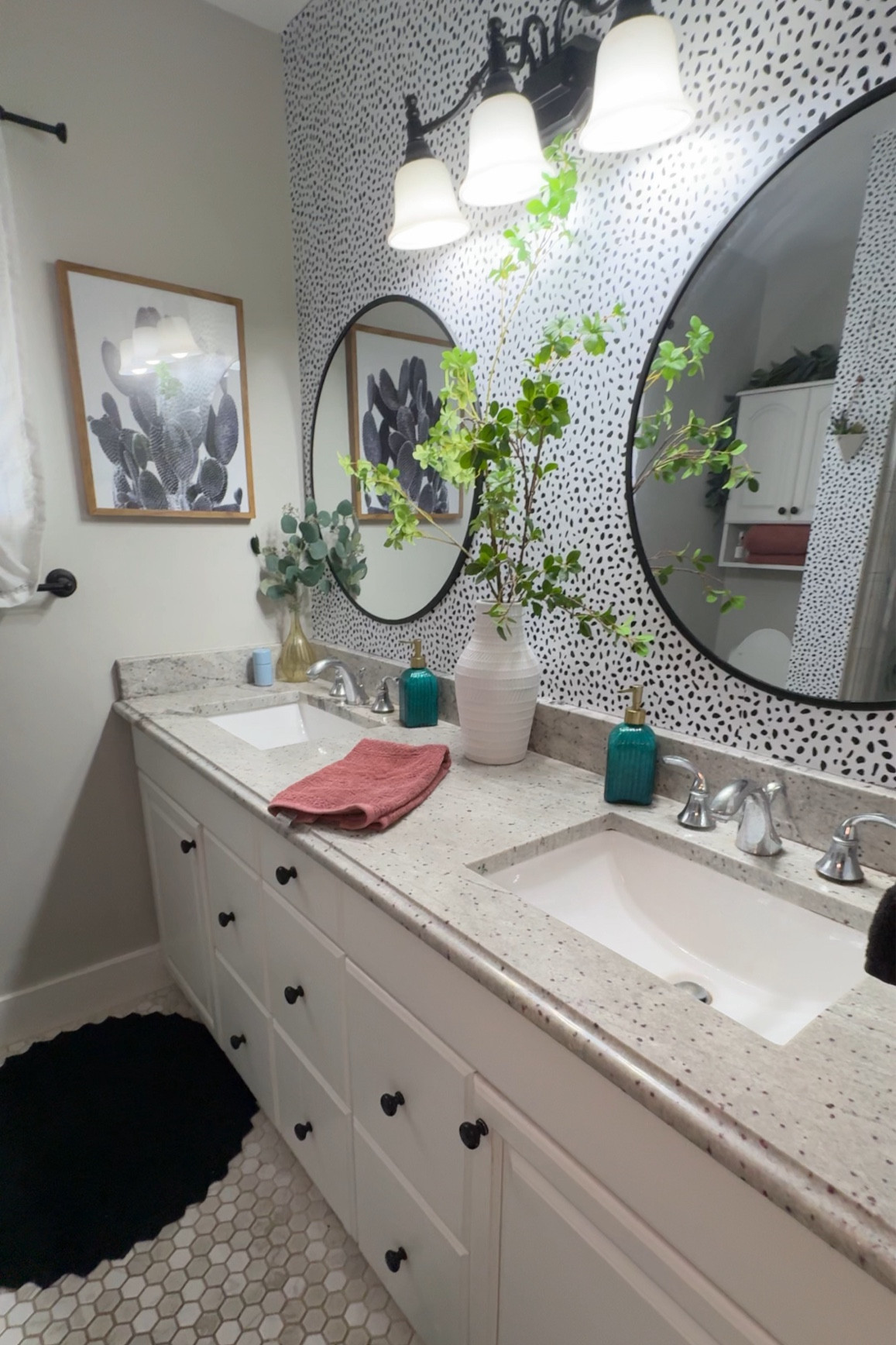 This wallpaper elevates this bathroom✨

#LTKHome