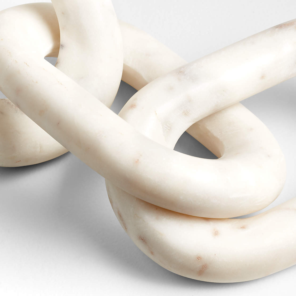 White Marble Links Decorative Chain + Reviews | Crate & Barrel | Crate & Barrel
