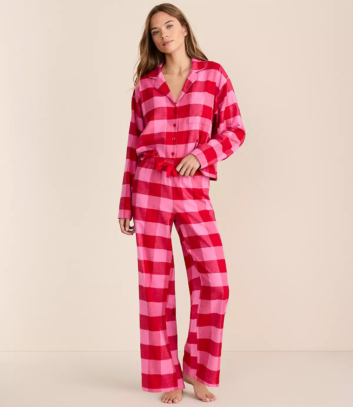 Buffalo Plaid Pajama Set | LOFT