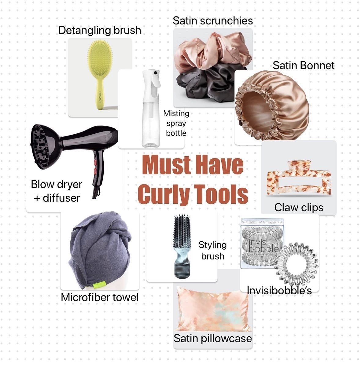 💫Curly Must Haves💫

The holiday season is coming up and you should treat yourself to some of these curly essentials. #treatyoself 

Breaking these top picks down to only 10 tools was so hard! As a curly I feel like I’m always looking for great tools and products to use. 

I think my favorite out of all of these is the detangling brush and the @invisibobble! I’m addicted to both cause I have multiples of each and use them daily! 

#curlyhair #curlycut #curlygirljourney #curlygirlmethod #curlyhairstyles #curlyhaircut #dallasmom #dallasblogger #dfwhairstylist #dfwhair #texturetuesday