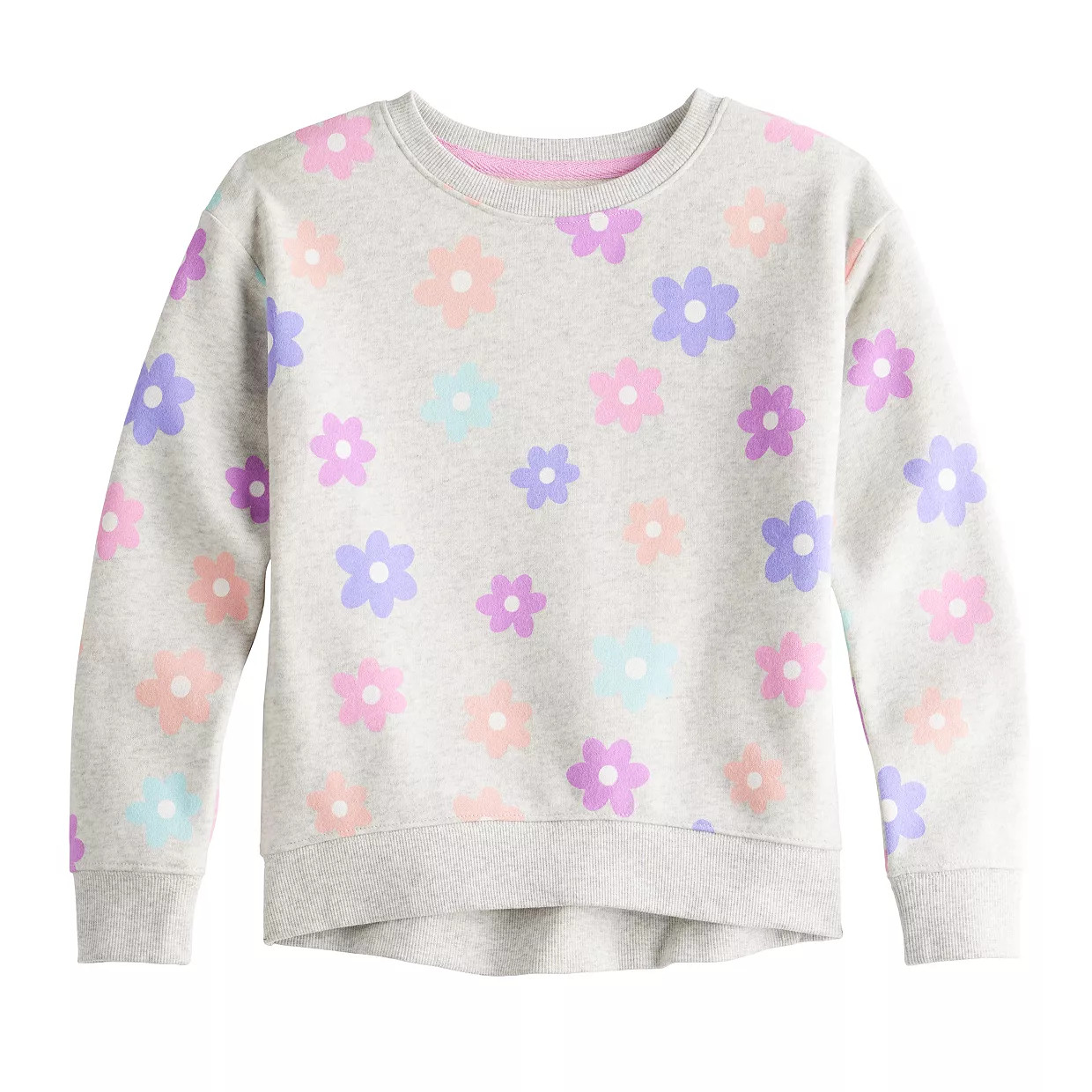 Girls 4-12 Jumping Beans® Sporty Crewneck | Kohl's