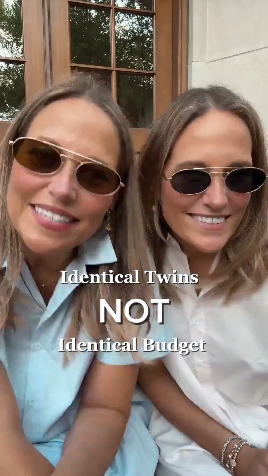 Identical twins on not-so-identical budgets. We have found so many designer-inspired sunglasses on Amazon and they are essential for finishing any look. These gold-rimmed statement frames are under $25and such a fun accessory to elevate your outfits. Plus, these would make a great stocking stuffer! 

#LTKHoliday #LTKGiftGuide #LTKFindsUnder50