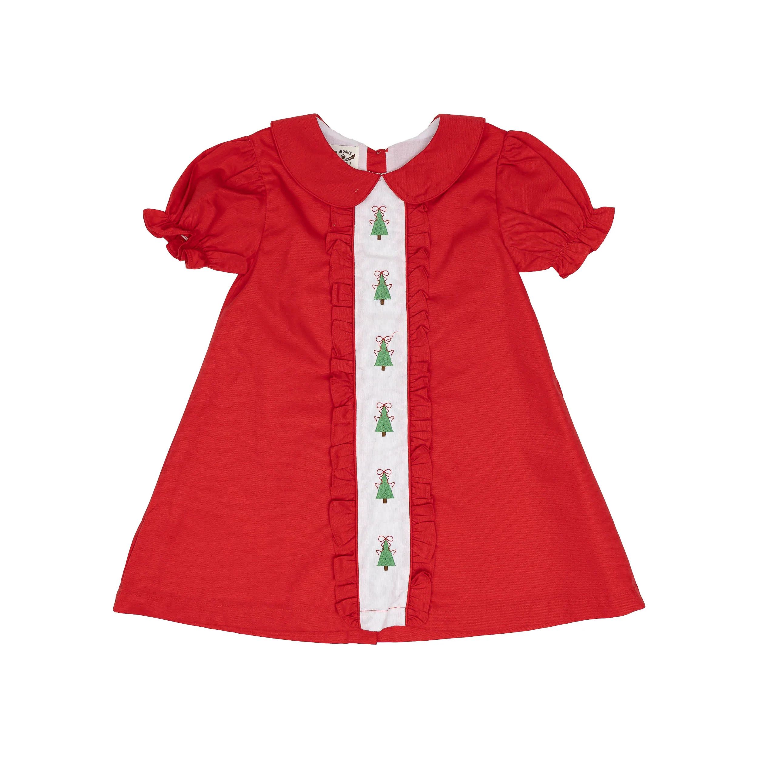 Christina Christmas Tree Dress | The Oaks Apparel Company