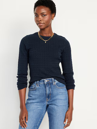 SoSoft Lite Cable Sweater | Old Navy (US)