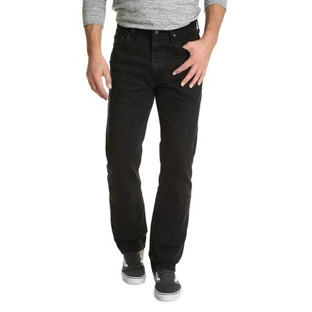 Wrangler NEW Black Mens Size 40x30 Five Pocket Straight Leg Jeans | Walmart (US)