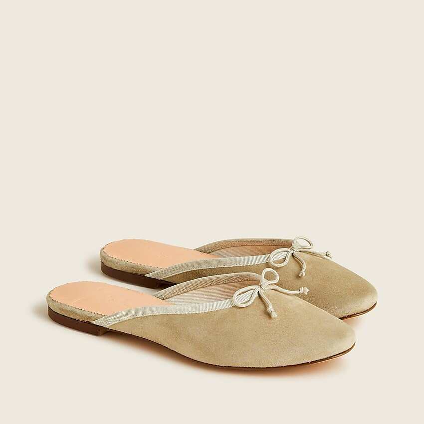 Zoe ballet mules in suede | J. Crew US