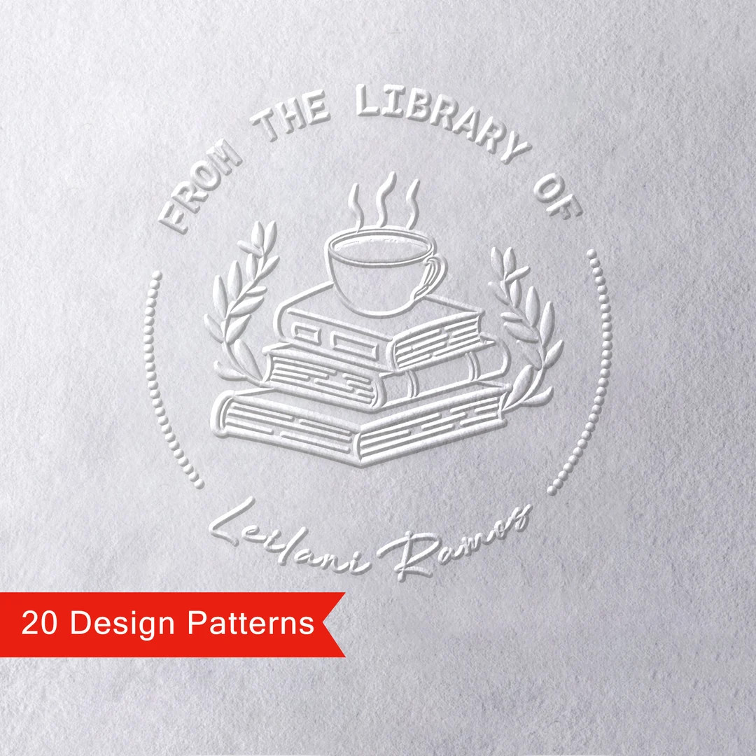 Personalized From the Library of Book Embosser Custom Book - Etsy | Etsy (US)
