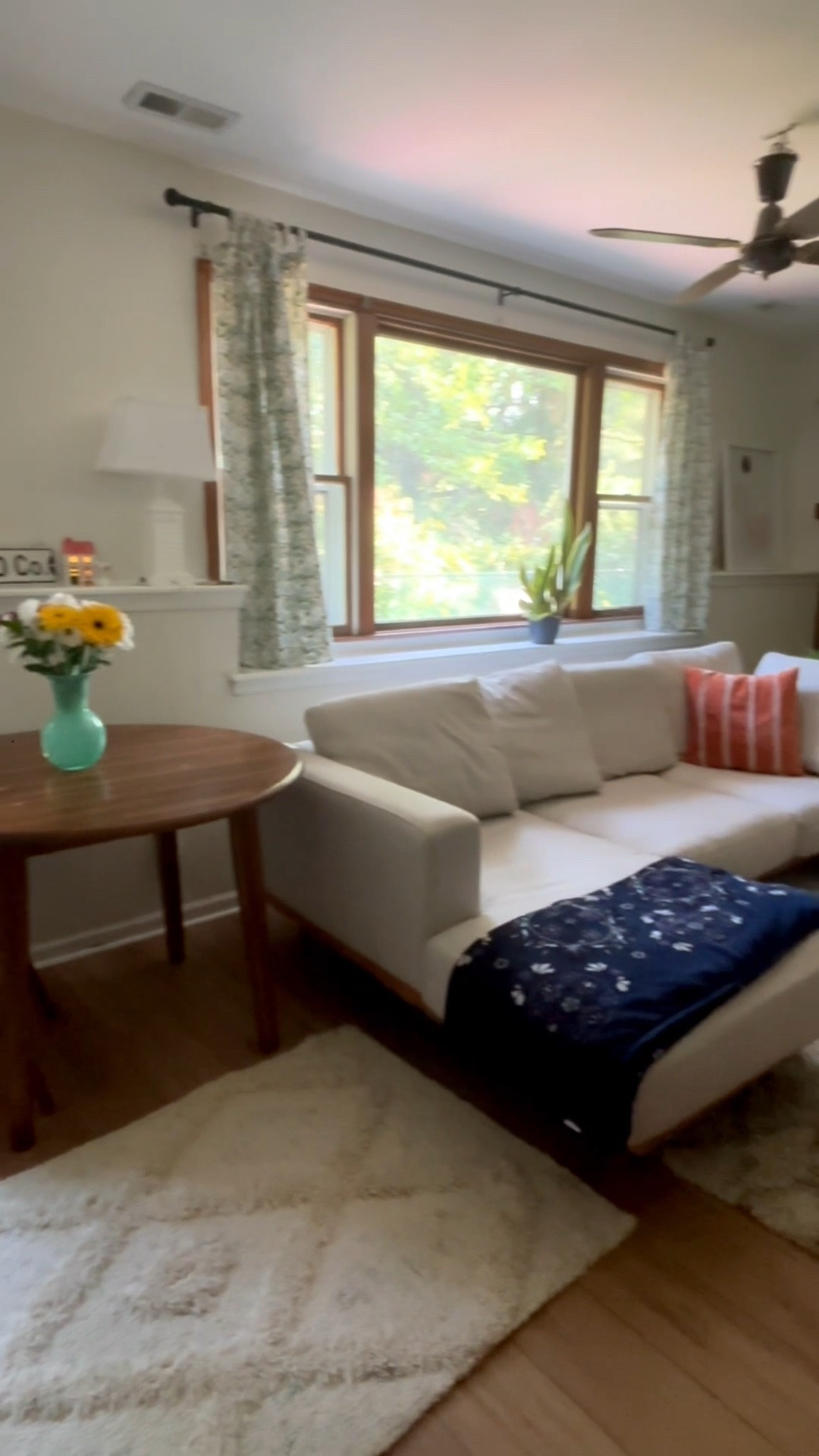 Before and afters of our lower level one year after moving in. We use this space so much- especially in the colder months for the fireplace. 
What are your thoughts on split-level homes?

#LTKHome