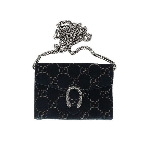 Gucci GG Dionysus Mini Shoulder Bag in Blue Velvet | Poshmark