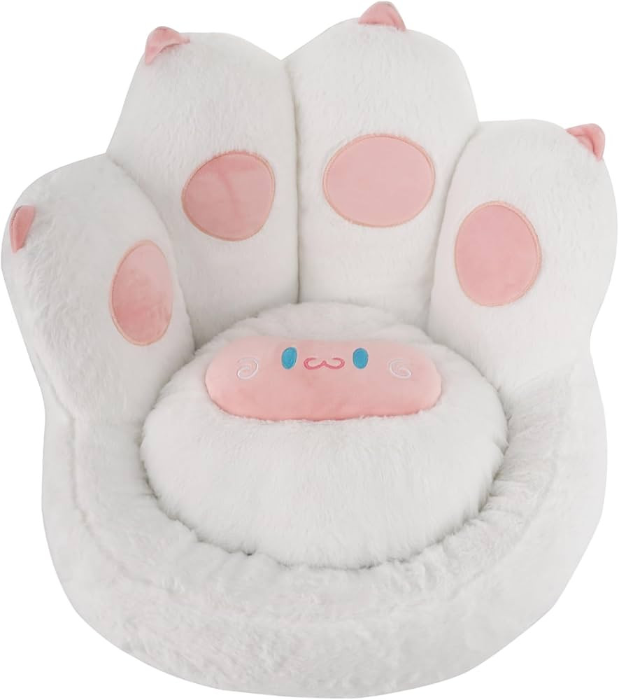 ELFJOY Cat Paw Cushion Cute Chair Cushions for Gaming Chair Comfy Plush Kawaii Pillow for Office ... | Amazon (US)