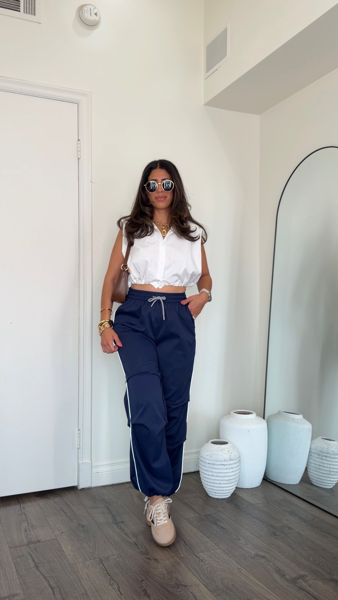 Street style spring outfit! Size medium in the pants and size small in the top 

#LTKMidsize #LTKootd #LTKSeasonal