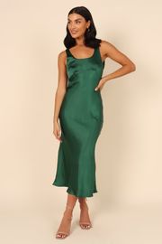 Sawyer Midi Dress - Emerald | Petal & Pup (US)