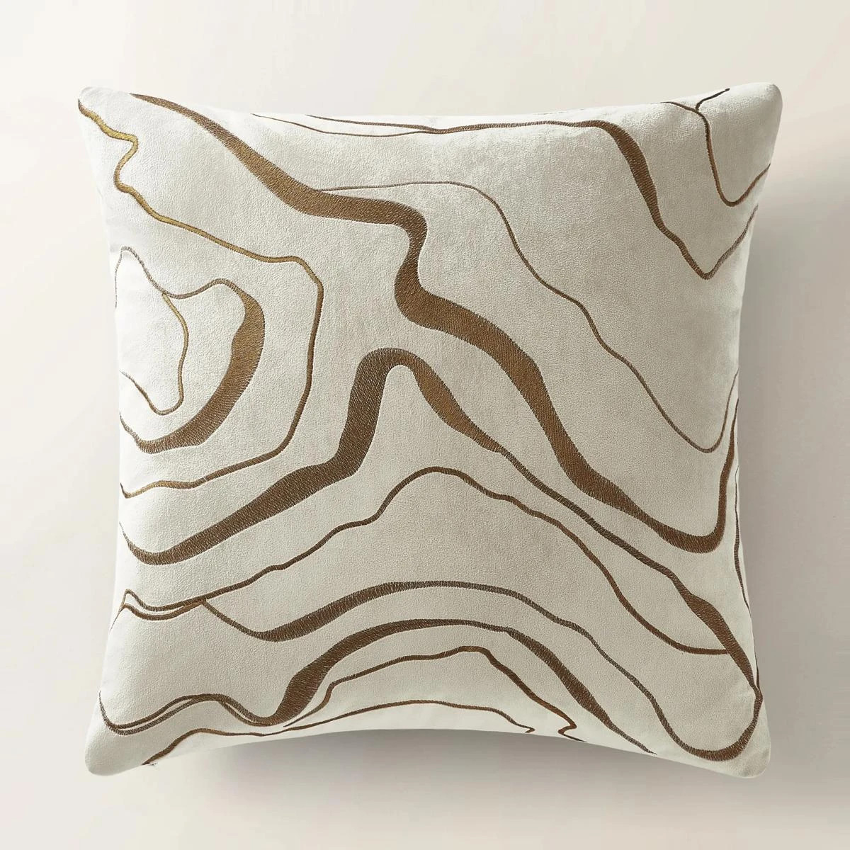 Encina Pillow 22" - Rust/Ivory | Z Gallerie