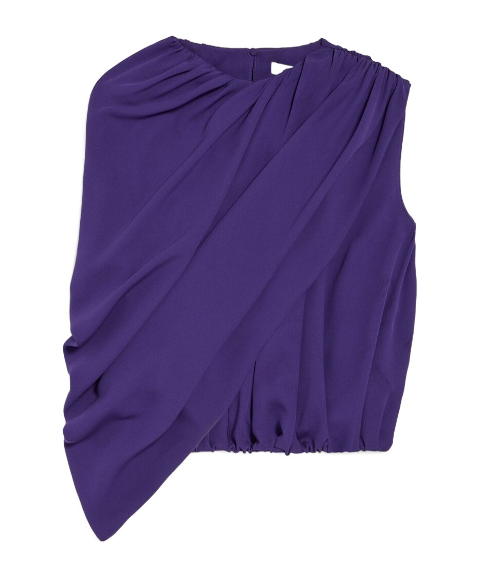 Women's Cape Top in Purple | Senser US