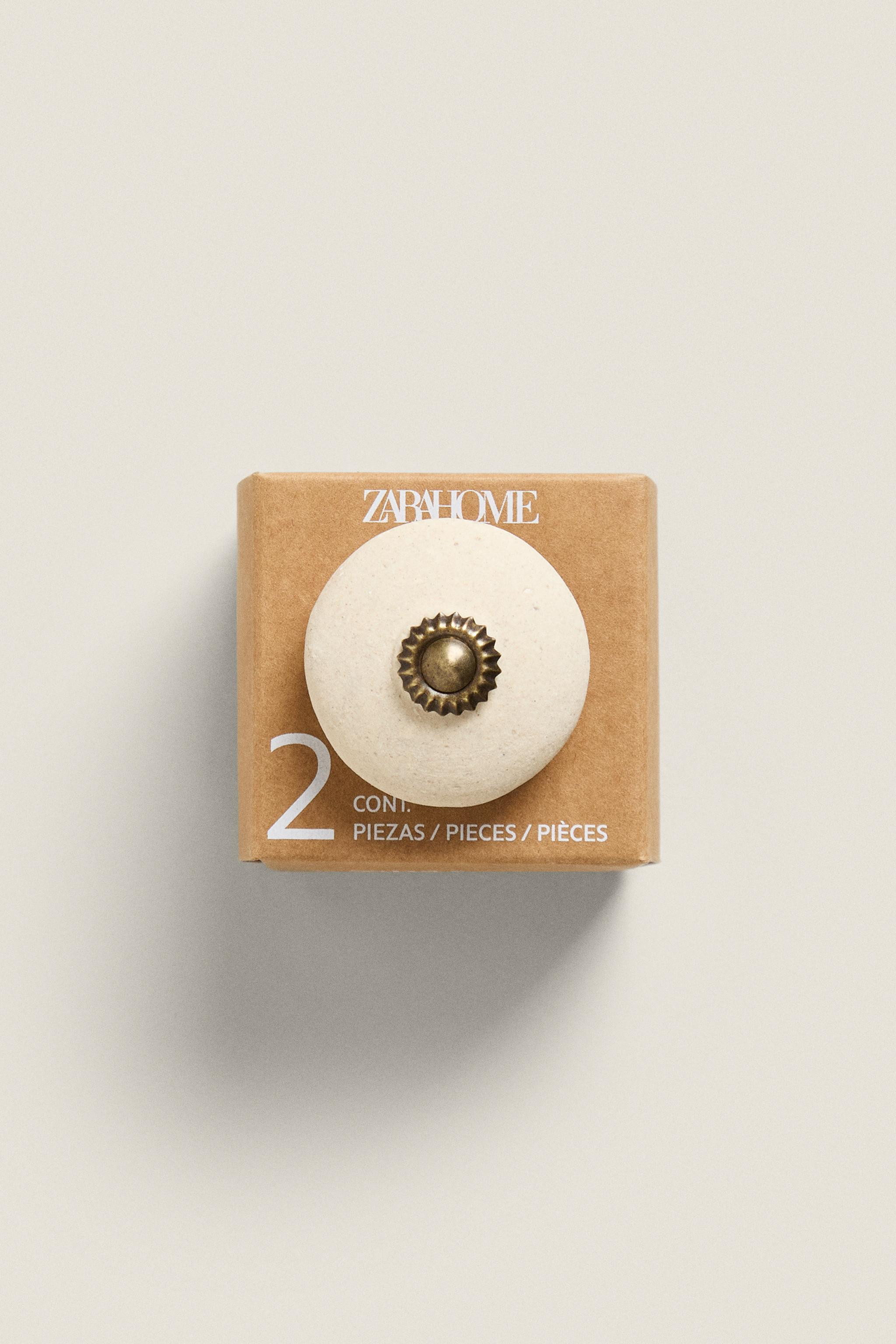 SET OF MATTE CERAMIC KNOBS (SET OF 2) | Zara US