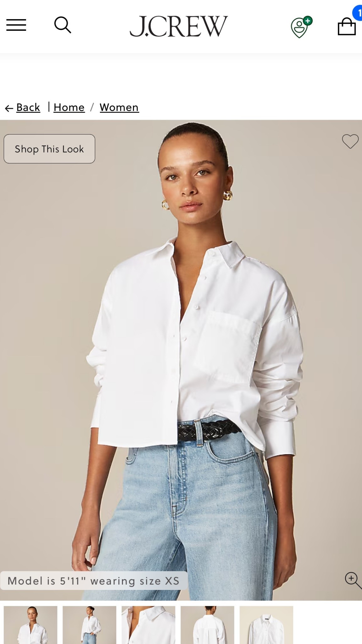 Bought it and loved it. The boxy fit and crop is so perfect. I would wear with barrel jeans and slides or wide leg and Birkenstock clogs for an effortless look 🤍

#LTKFindsUnder100