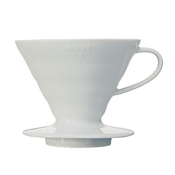 Hario V60 Ceramic Coffee Dripper, Size 02, White | Amazon (US)