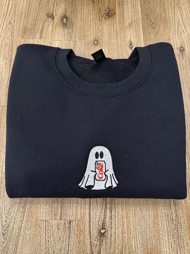 diet coke ghost sweatshirt, diet coke crewneck, I need a diet coke, funny ghost, spooky, hallowee... | Etsy (Global)