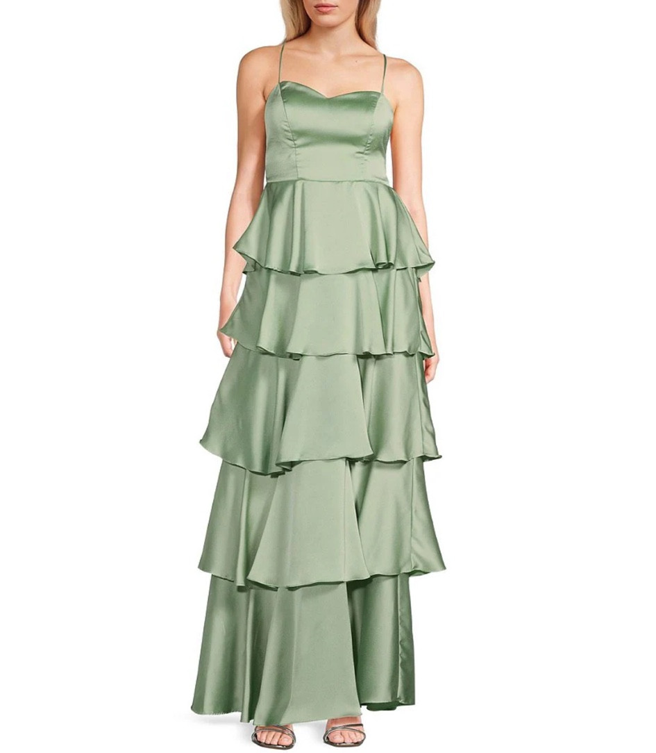 Olive tiered midi dress
Dillards dress clearance 
Tiered wedding guest dress sale
Rehearsal dinner guest dress
Dillards sale

#LTKSaleAlert #LTKWedding #LTKParties