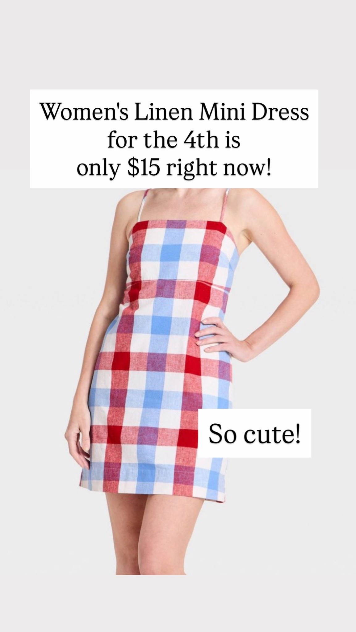 Women's Linen Mini Dress

#LTKSaleAlert