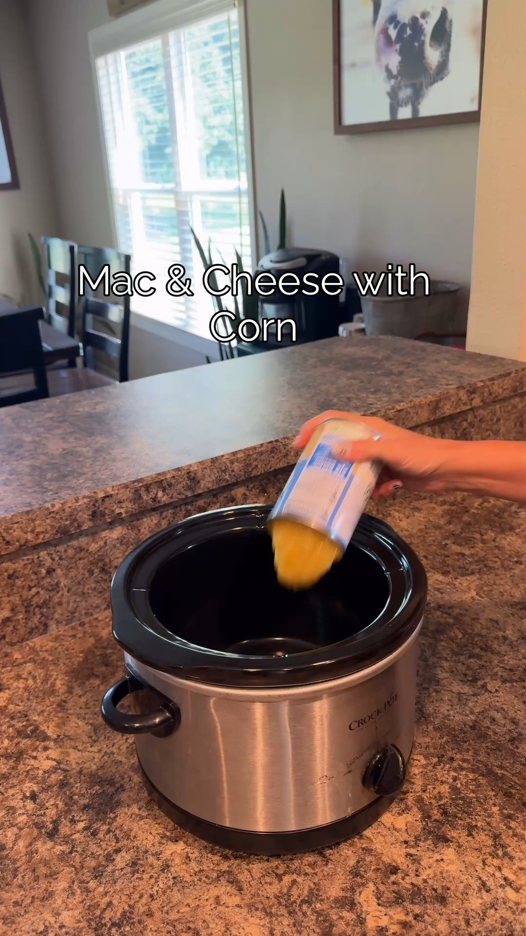 A favorite around here! It’s always doubled because the kids love it cold all week long ♥️

Ingredients
1 can whole kernel corn, drained 
1 can sweet cream style corn 
1 stick of butter 
1 cup velveeta cheese diced up 
1 cup of of elbow noodles, cooked halfway 

Ingredients:
Cook elbow noodles halfway, place in crockpot, add everything else into the crockpot mix up well. Cook on high for two hours stirring occasionally, serve when everything is melted.



#food #foodlover #foodgasm #foodies #foodoftheday

#LTKfoodie #LTKvlog #LTKU