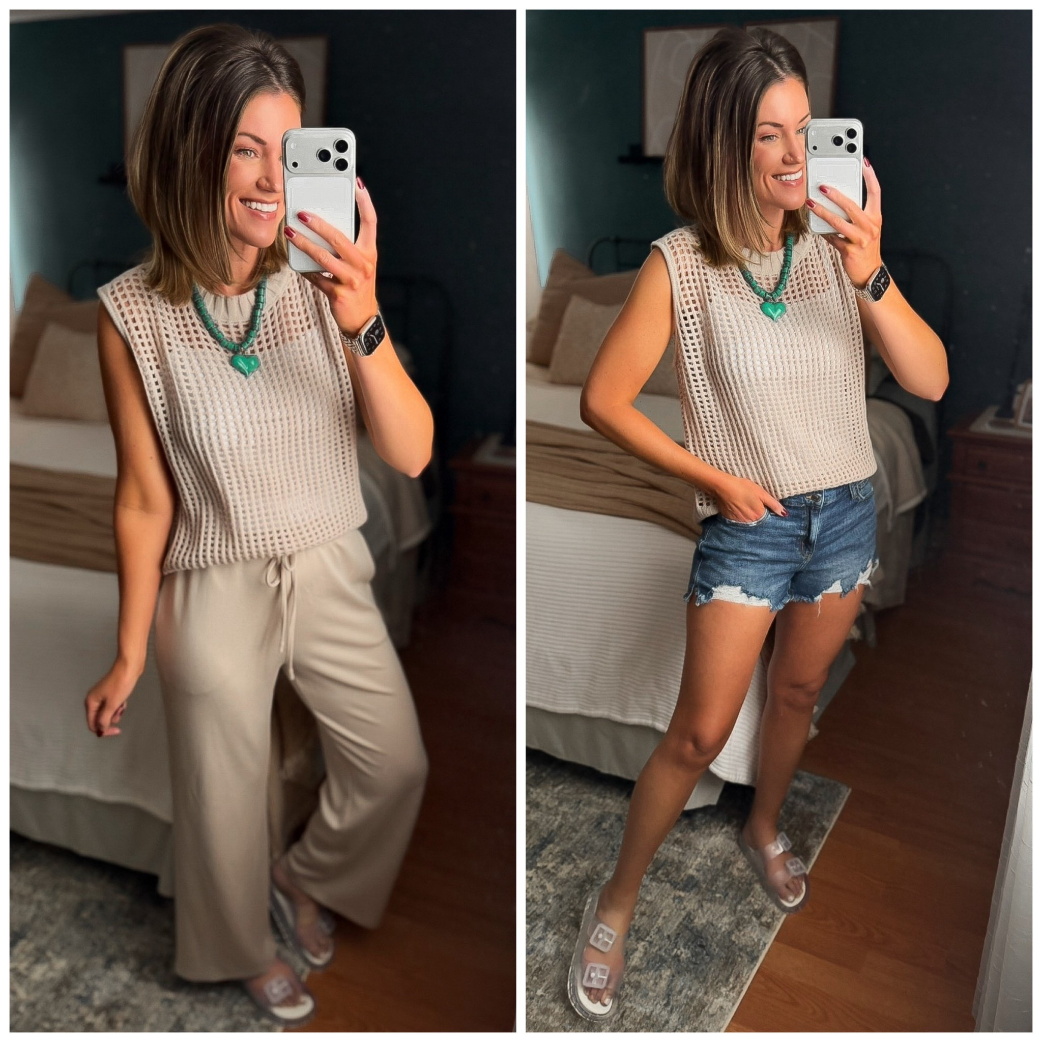 This Amazon two piece set is so easy to mix n match with denim shorts. 
Wearing medium 

#LTKmomlife