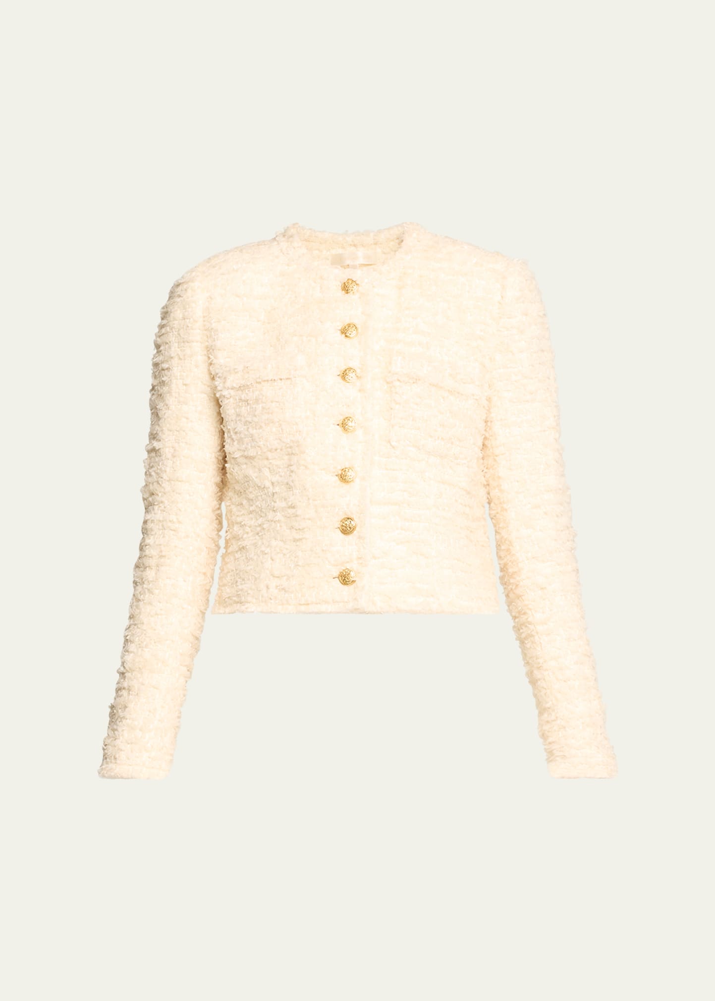 LoveShackFancy Vermont Tweed Cropped Jacket | Bergdorf Goodman
