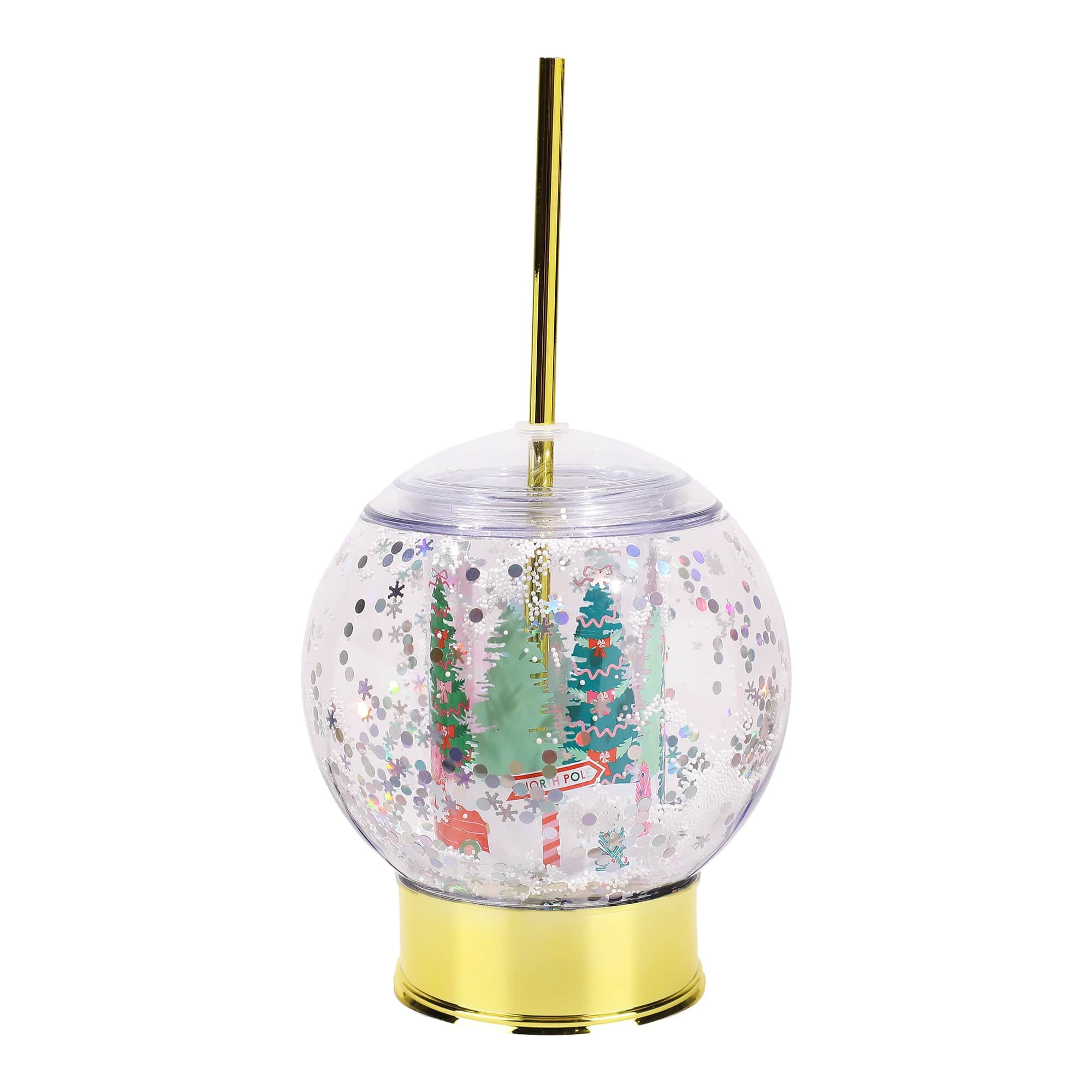 Holiday Snow Globe Sipper (Christmas Cup) | Packed Party