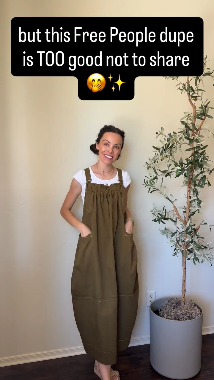 I tried to keep it to myself… but this $26.99 Free People lookalike was too good to gatekeep 👀
Wearing the Barrel Overall Dress dupe — comfy, flattering, and a total steal! @amazon @amazonfashion 

#FreePeopleDupe #AmazonFashionFinds #LookForLess #AmazonOutfit #MomStyleOnABudget #AffordableFashion #OverallsOutfit #BohoStyle #ViralDress #AmazonStyle