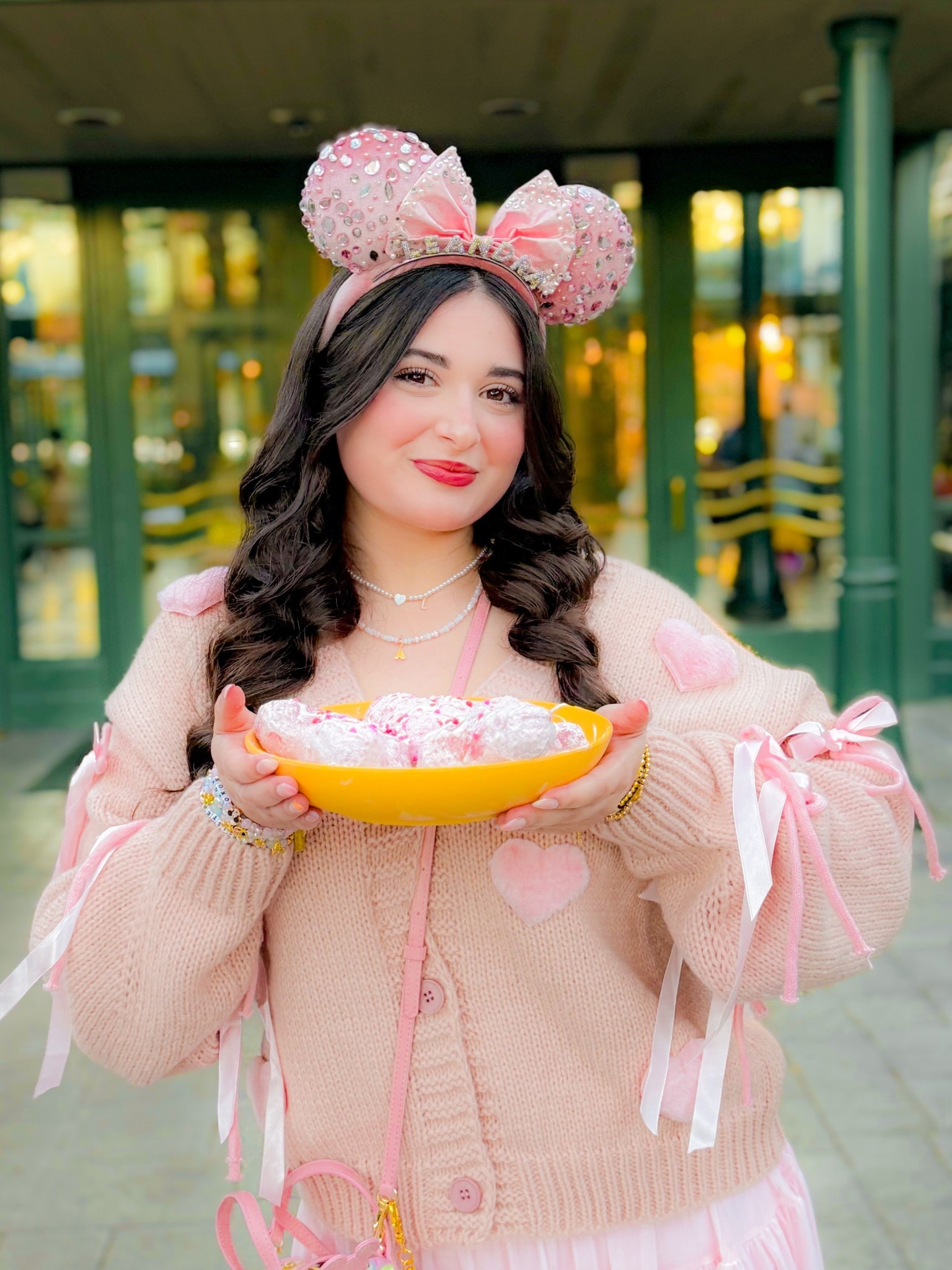 BAUBLEBAR pink velvet diamond customized name Mickey ears✨💫🫶

#LTKgrwm #LTKootd #LTKValentine