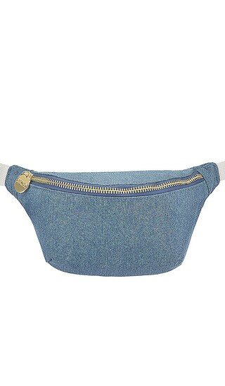 Denim Fanny Pack in Blue Denim | Revolve Clothing (Global)