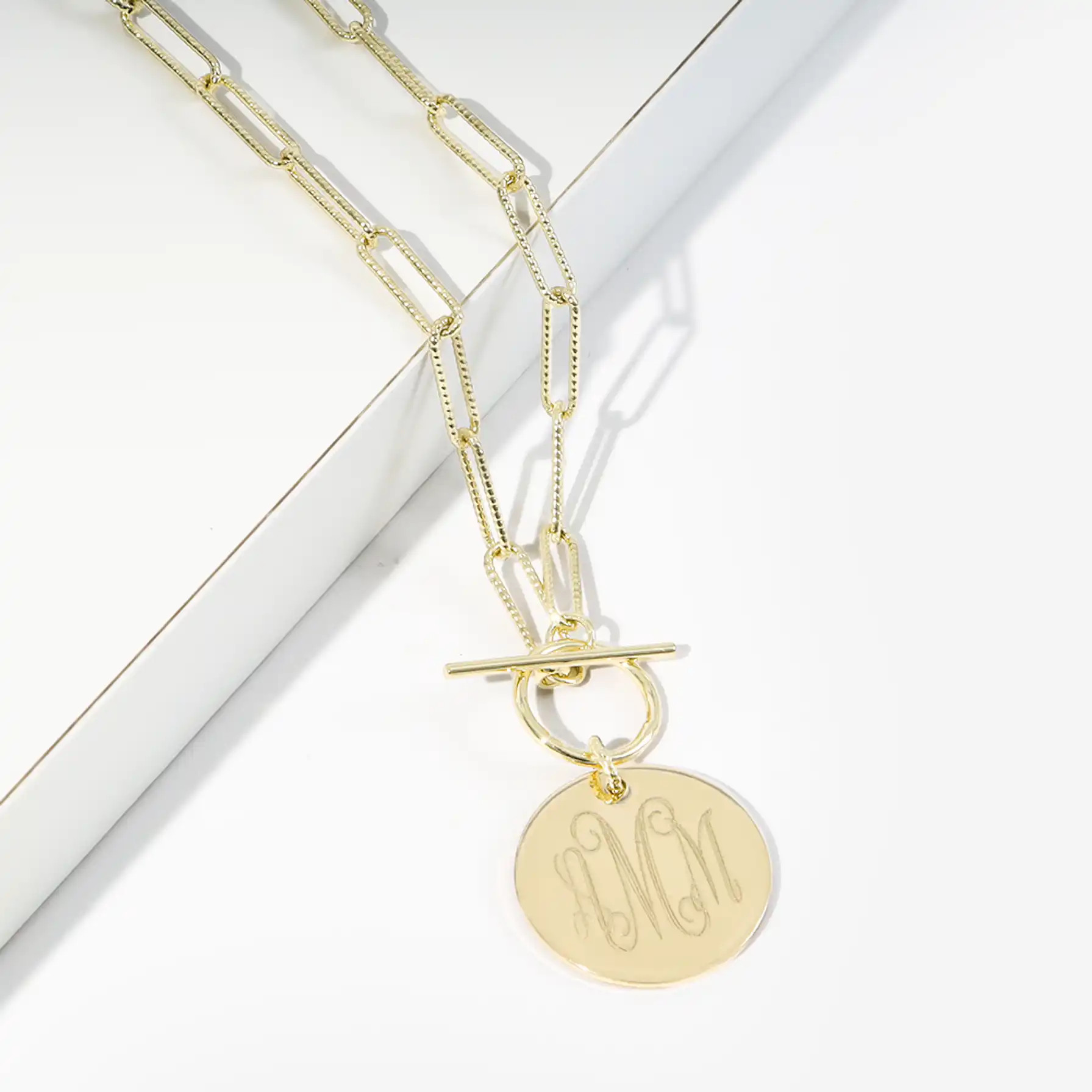 Monogrammed Pendant Necklace | Marleylilly