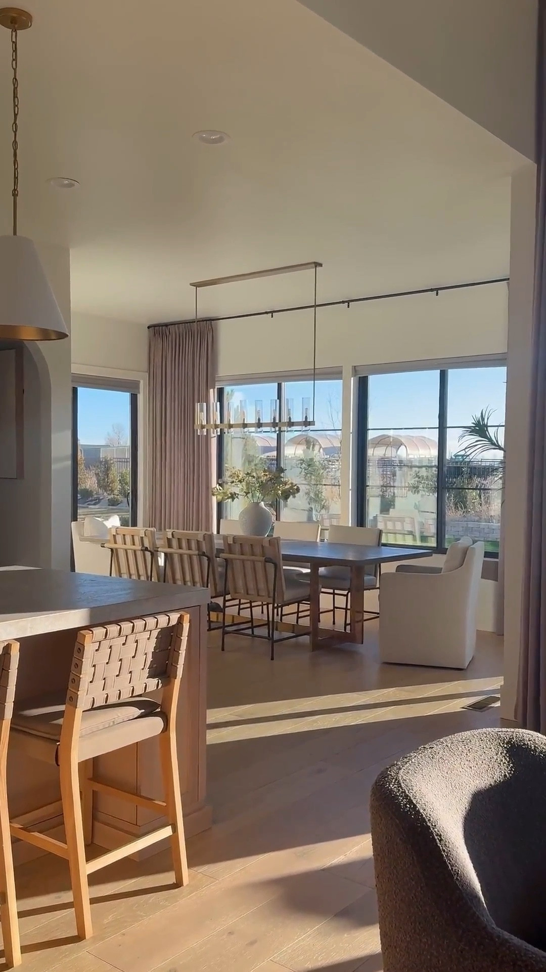 I chose these custom drapes because they add softness and structure without overwhelming the room. I like how they frame the space and make the dining area feel more finished day to day.

I paired them with my affordable Amazon chairs and this RH style chandelier to keep everything balanced and practical. Each piece works well for everyday use while still feeling pulled together. Linked here for reference. 

 

#LTKU #LTKSaleAlert #LTKHome