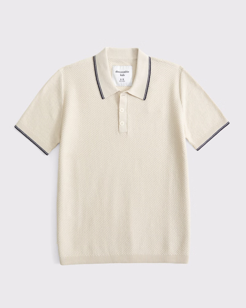 boys sweater polo | boys tops | Abercrombie.com | Abercrombie & Fitch (US)