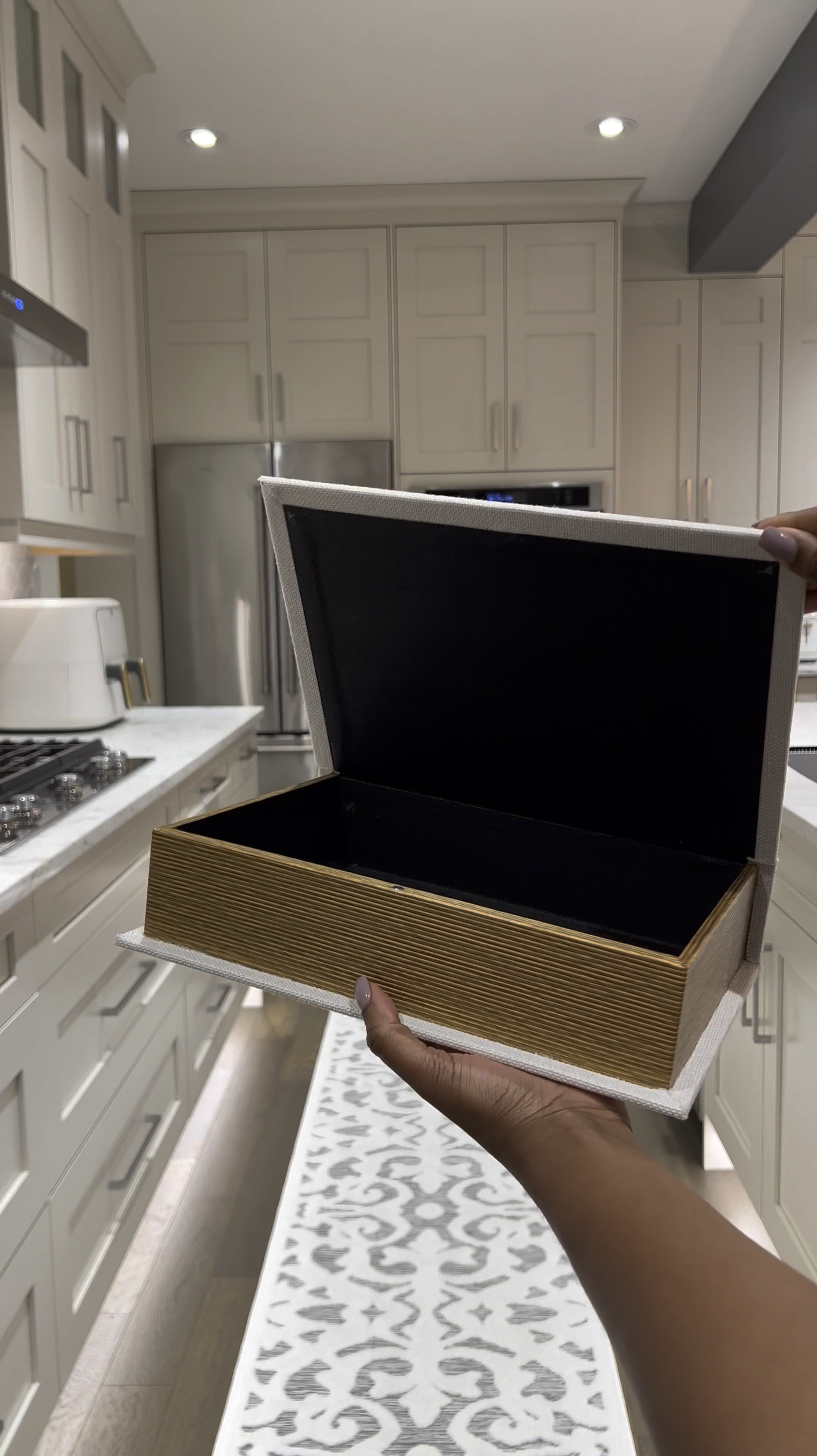 These storage styling books are a perfect addition to any space - coffee table books - cabinet styling books - bookcase styling. 