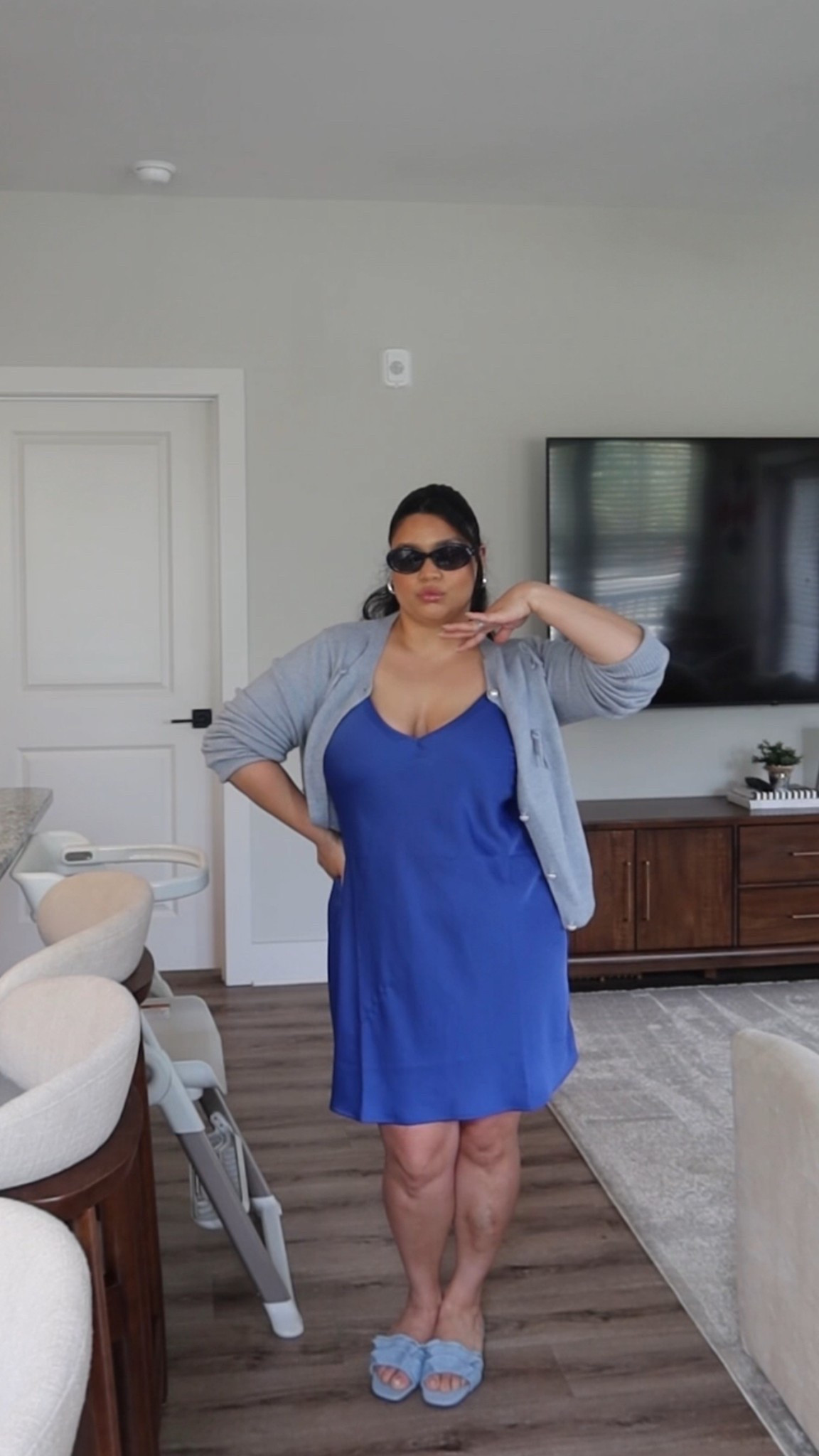 Blue ootd 💙🦋 #monochromatic #blueeverything 

#LTKSeasonal #LTKPetite #LTKFindsUnder50