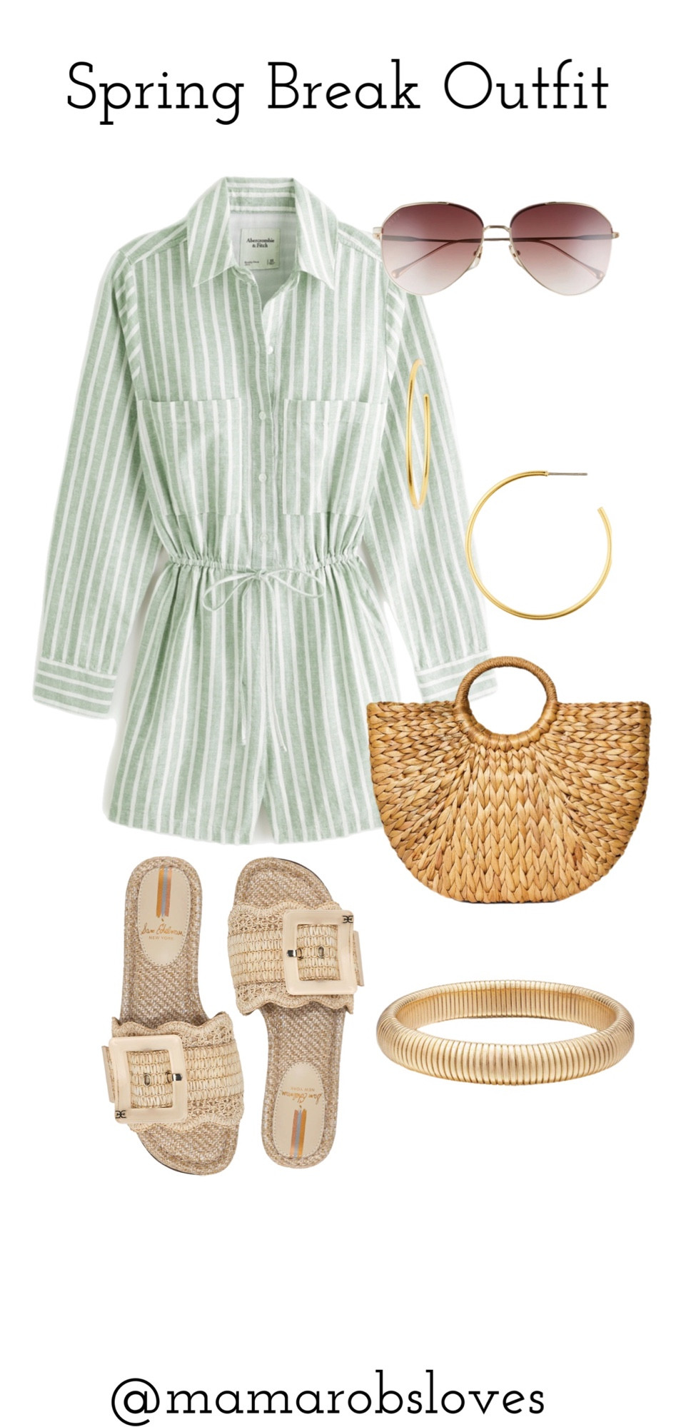 Spring break outfit idea 🤍🌷

Romper 
Abercrombie 
Sandals 

#LTKstyletip #LTKSeasonal #LTKSpringSale