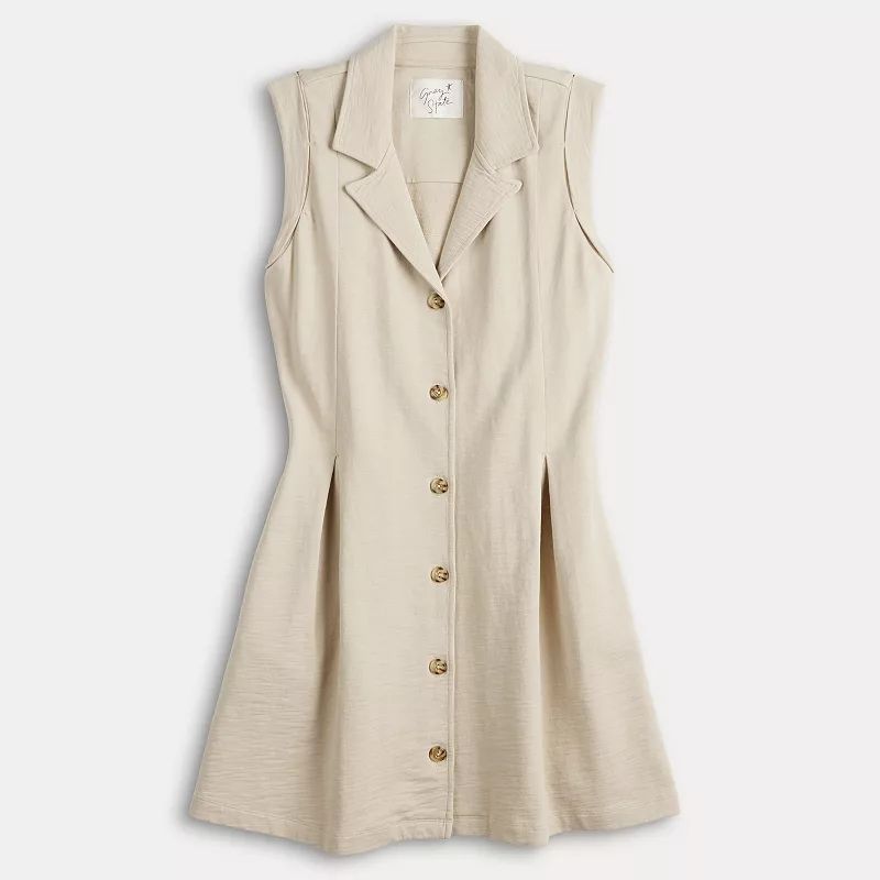 Women's Grey State Button-Down Utility Dress | Kohl's